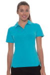 EP Pro Women's Basics Performance Jersey Short Sleeve Golf Polo Shirt