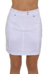 GGBlue Women's Essentials White Wedge Golf Skort