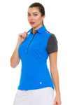 GGBlue Women's Turks & Caicos Dylan Caribbean Golf Polo Shirt