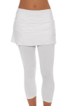 Lucky in Love Core White Scallop Tennis Capri