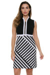 AB Sport Cross Geo Stripe Golf Dress