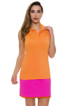 EP Pro NY Women's Brilliants Contrast Mesh Hem Detail Golf Skort