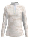 AB Sport Women's Long Sleeve Camo White Print UV 40 Sun Shirt