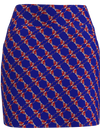 AB Sport Women's Blue Red Bird Print Golf Skirt