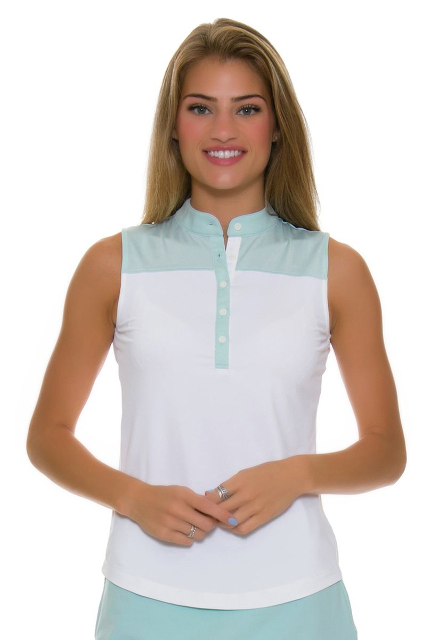 womens sleeveless golf shirts