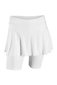 Net Set Tennis Skirt Capri FT-TW161MY5-100 | White skirt leggings