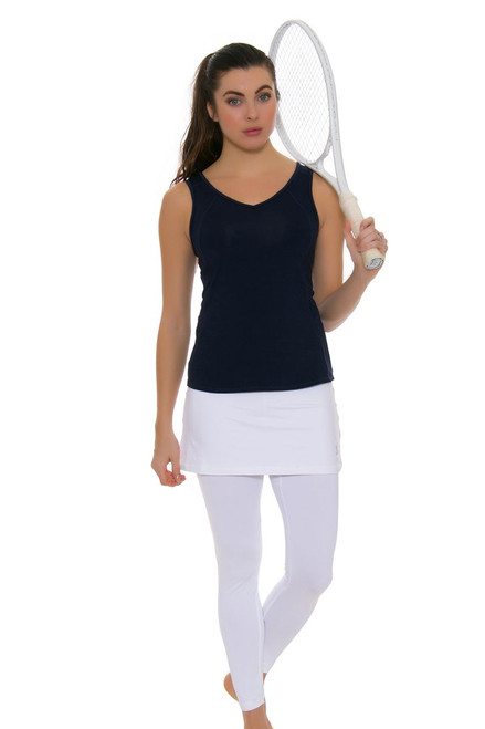 Sofibella Basics White Tennis Skirt Leggings