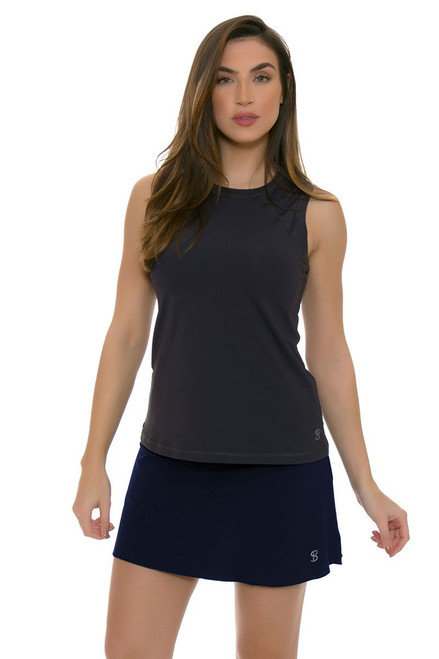 Sofibella Flounce Navy Tennis Skirt - 3 Lengths SFB-7006-Navy1 | Blue ...