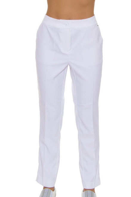 Greg Norman Women's Essentials Easy Play Stretch White Golf Pants GN ...