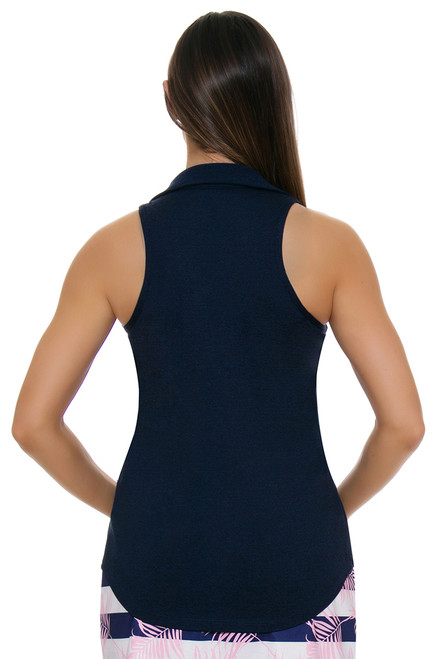 Lohla Sport - The Heather Sleeveless Top - Navy