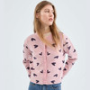 Pink Heart Cardigan