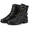 Alize Black Lthr Boot