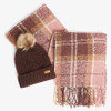 Saltburn Beanie & Scarf Set Chocolate