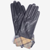 Lady Jane Lth Gloves Blk/Tartan