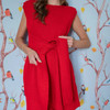 Del Mar Dress Cranberry