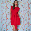 Del Mar Dress Cranberry