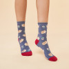 Ankle Socks Snuffling Hedgehogs In Navy