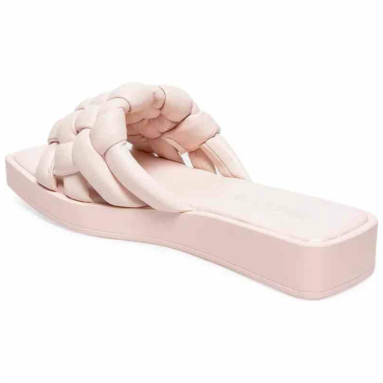 Silent D Bronzally Pale Pink Slide Sandals