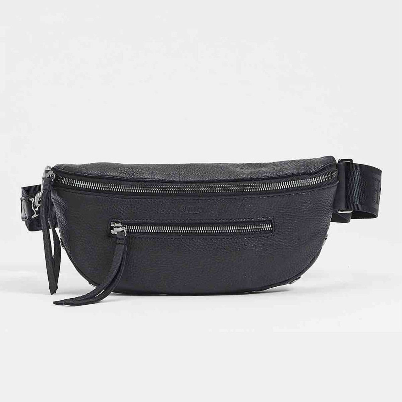 Hammitt Charles Crossbody Black Gunmetal Crossbody Bag