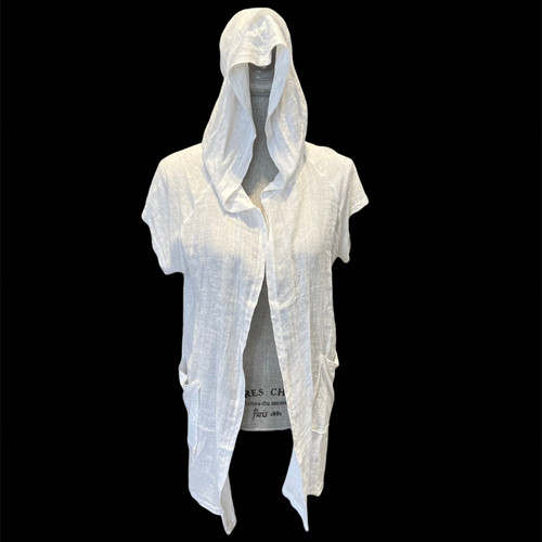 White Linen Coverup