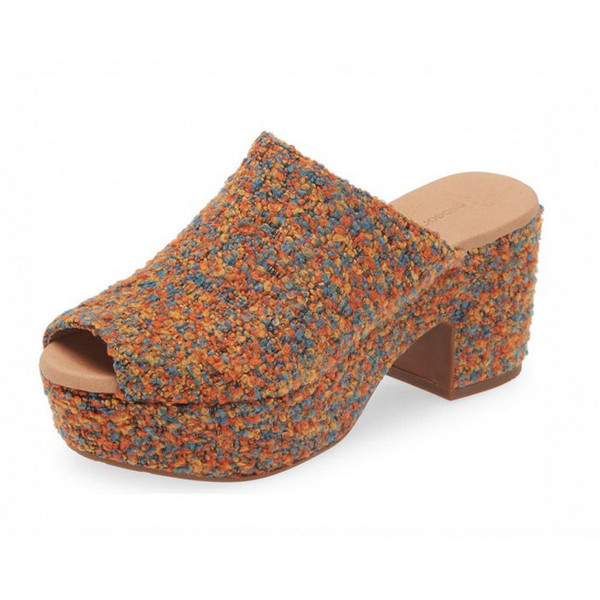 Gwyn Rust Multi Tweed