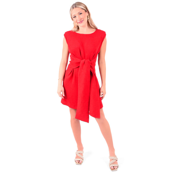 Del Mar Dress Cranberry