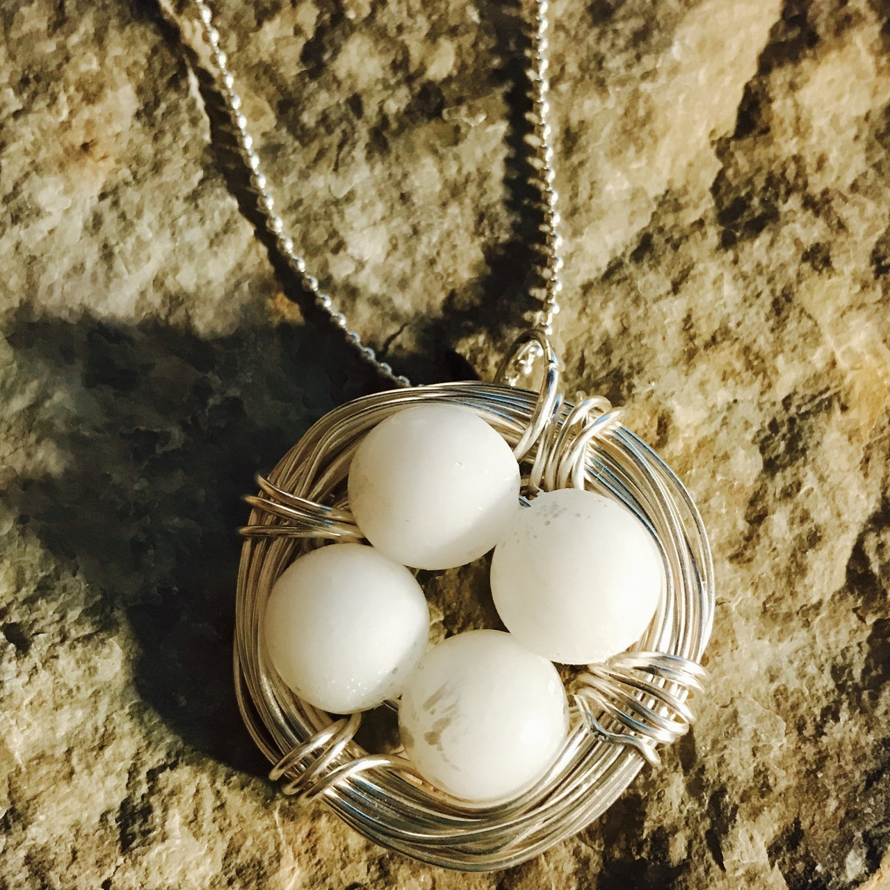 Mama Bird's Nest Necklace - Crystal Dreams – RockMama.com