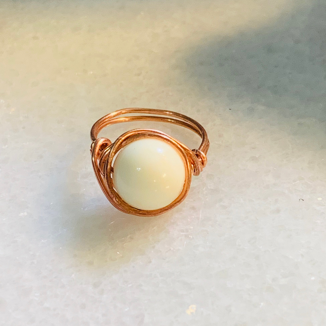 Gold Nest Ring With Pearls Pearl Nest Ring Hollydayco