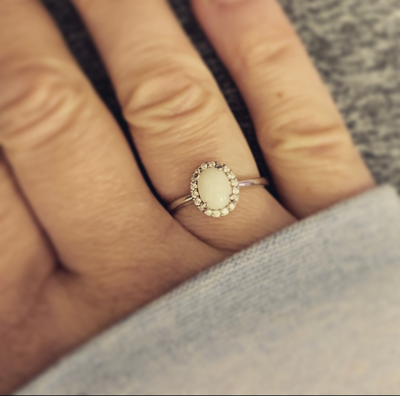 Breastmilk halo store ring