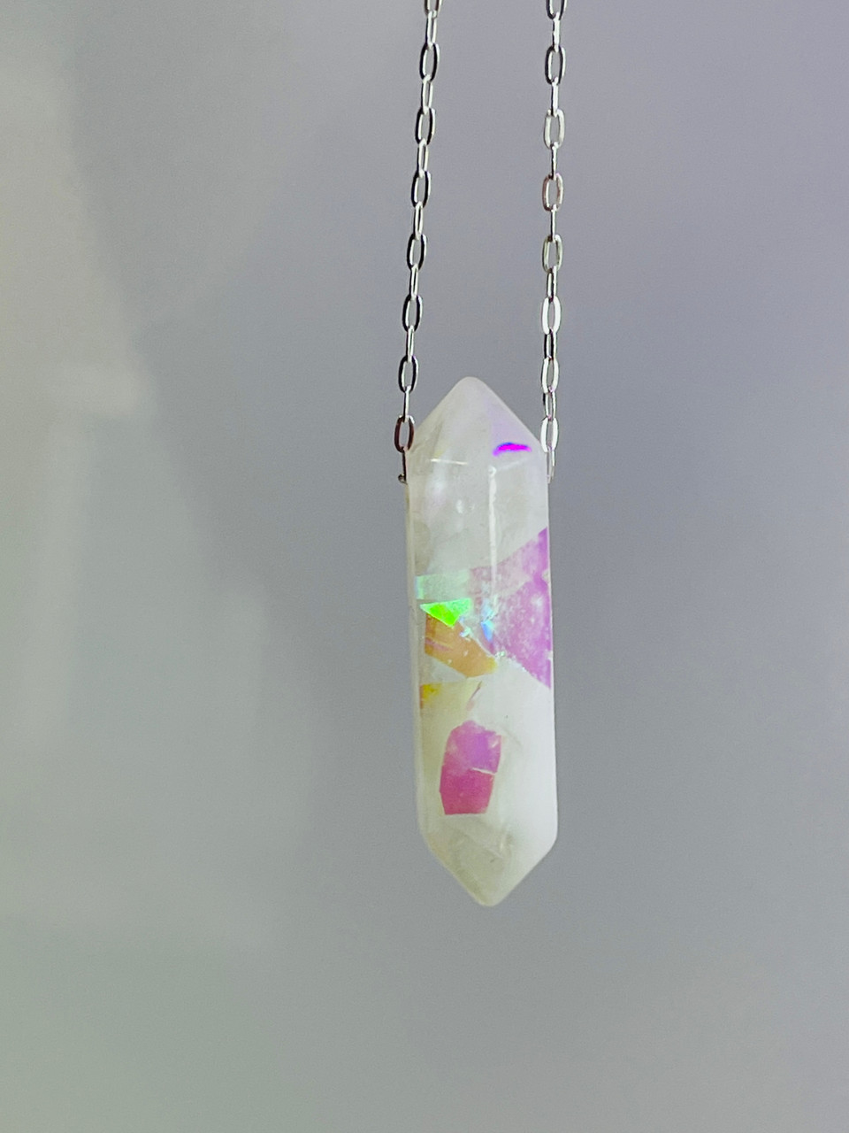 delicate crystal necklace - hollydayco