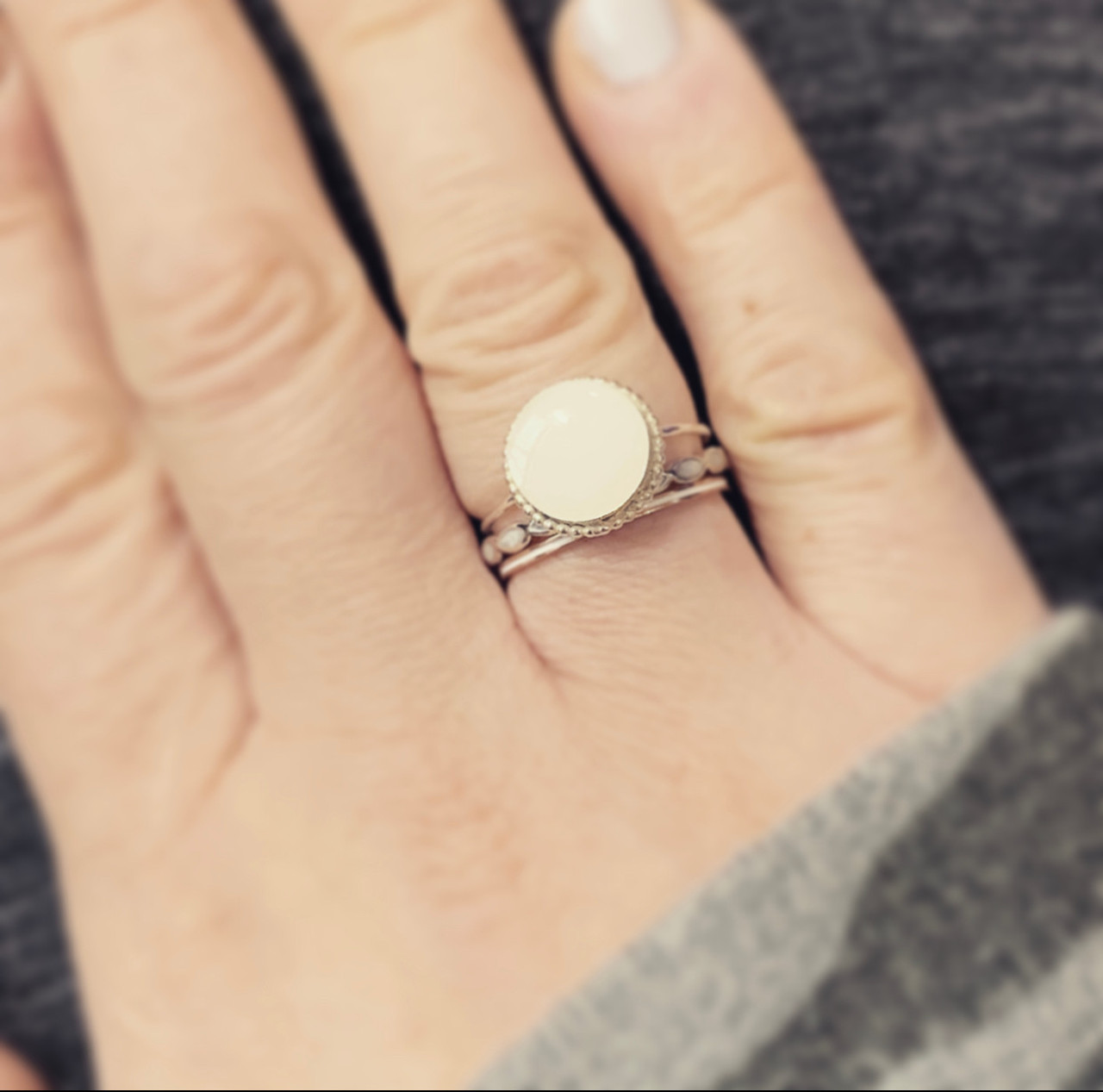 Milk + Honey — Oval Breast Milk Ring