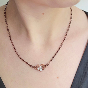 dainty honeycomb necklace dainty honeycomb necklace