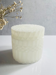 faceted jar faceted jar