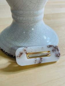 collective metallic milk hair clip (rose gold)