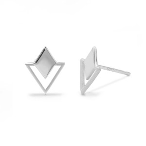 geometric triangle studs geometric triangle studs