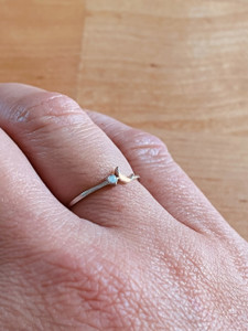 moon and star dainty milk ring moon and star dainty milk ring