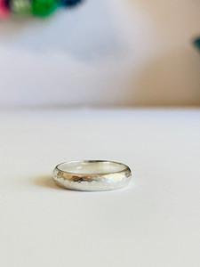 hammered sterling band