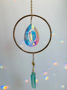Yoni Gold Ring Sun catcher 