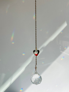 open your heart kissing hand sun catcher