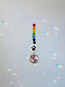 Crystal trimmed mini sun catcher