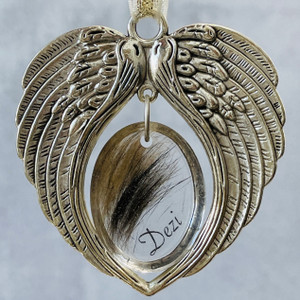 angel wings ornament