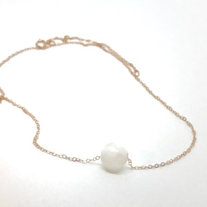 delicate flat oval chain