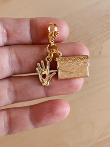 the kissing hand book bag charm the kissing hand book bag charm