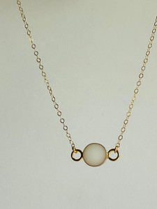 circle link necklace