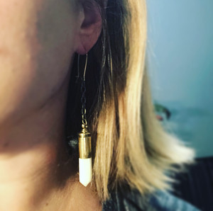 bullet drop earrings bullet drop earrings