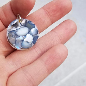 abalone shell pendant 