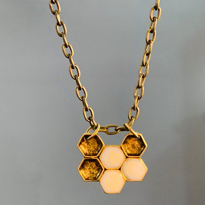 honeycomb necklace honeycomb necklace
