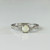 dainty crystal ring