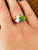 crystal gemstone breastmilk pearl ring