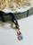 teardrop gemstone collar charm